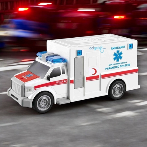 Nitro Speed Işıklı Sesli Çek Bırak Ambulans