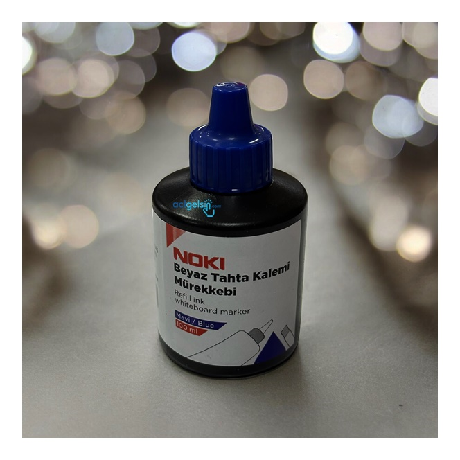 Noki Beyaz Tahta Kalemi Mürekkebi Mavi 100ml