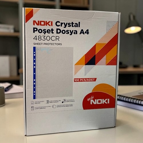 Noki Poşet Dosya A4 Kutu Kristal 4830