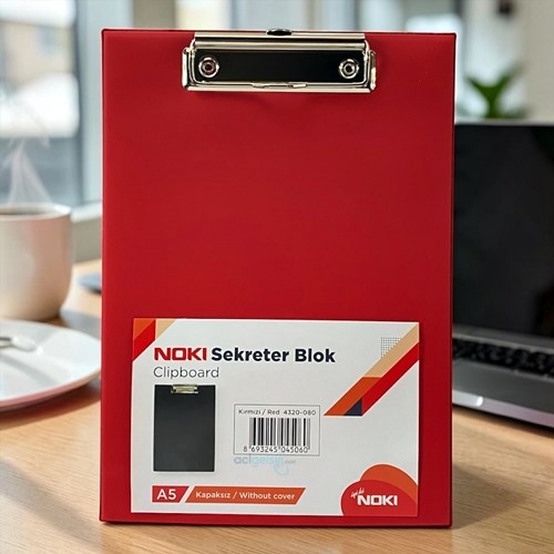 Noki Sekreterlik Kapaksız Blok Kırmızı A5