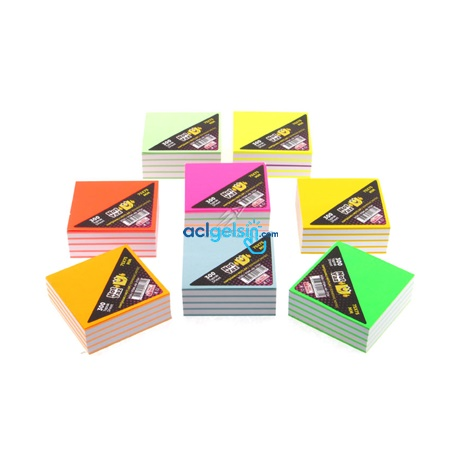 Not Yaz Mix Post-it Yapışkanlı Not Kağıdı 75x75 Mm.