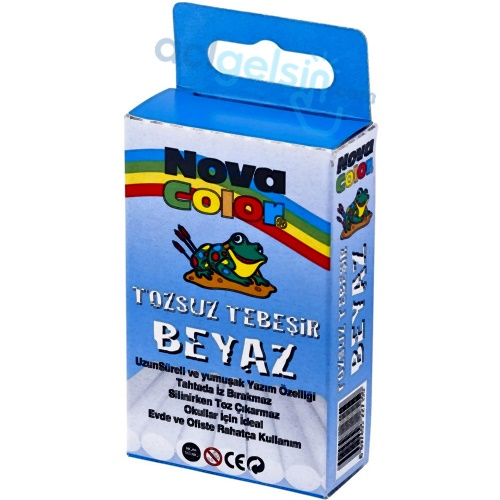 Nova Color Renkli Tebesir 10lu