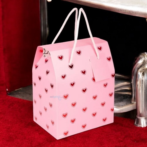 Ogtwo Elite Premium Konsept Tasarım Hediyelik Kutu Çanta Heart Of Love Bag