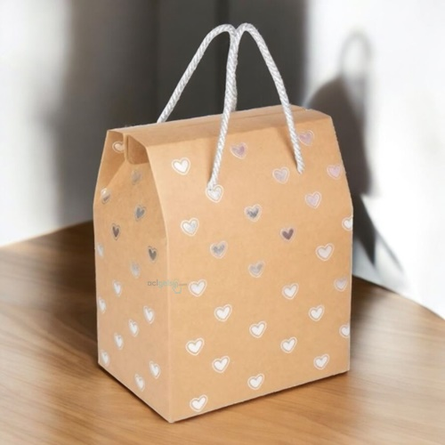 Ogtwo Elite Premium Konsept Tasarım Hediyelik Kutu Çanta Silver Kraft Bag