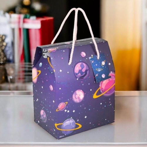 Ogtwo Elite Premium Konsept Tasarım Hediyelik Kutu Çanta Saturn Space Bag