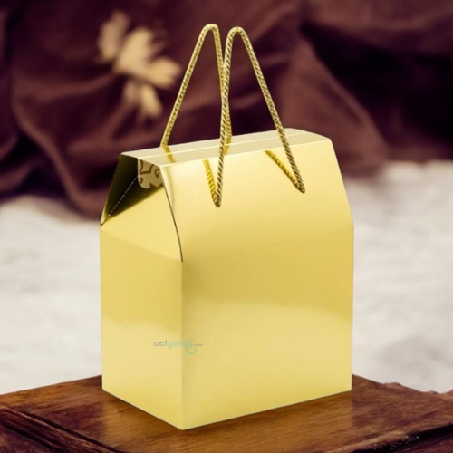 Ogtwo Elite Premium Konsept Tasarım Kraft Hediye Kutusu Gold Bag