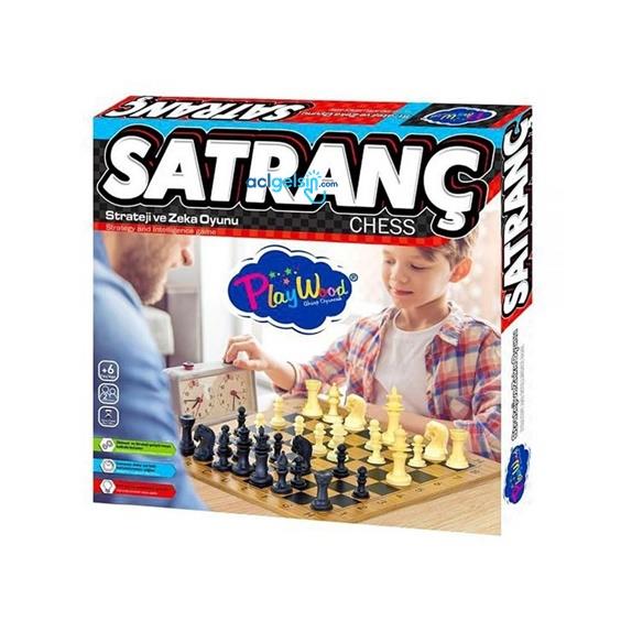 Onyıl Kutulu Ahşap Satranç Oyunu