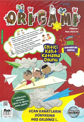 Origami Dergisi Eğitici Kağıt Katlama Oyunu 2025/24