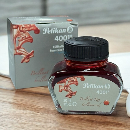 Pelikan 4001 Yazı Mürekkebi Kırmızı 30ml