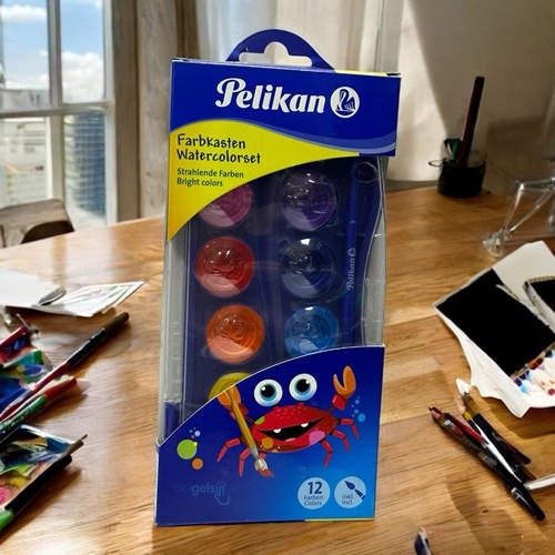 Pelikan Junior Yıkanabilir Suluboya 12 Renk