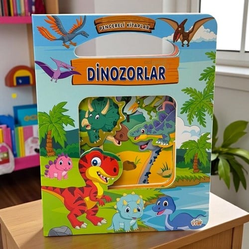 Pencereli Kitaplar - Dinozorlar - Parıltı Yayınları