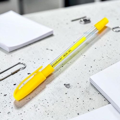 Pensan-2290 Neon Jel Kalem 1 Mm Sarı