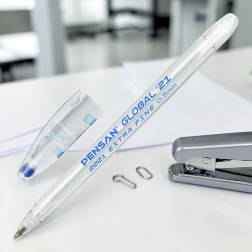Pensan Global Tükenmez Kalem Mavi 0.5mm