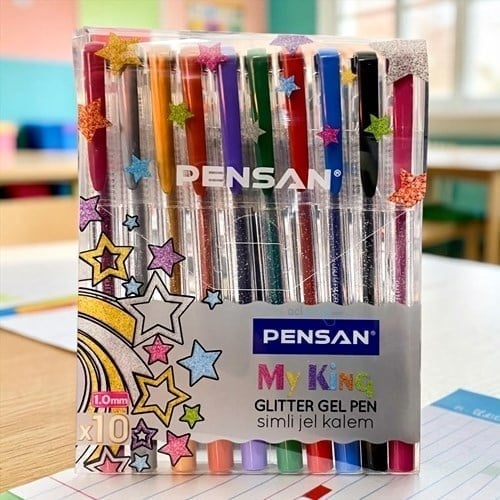 Pensan Jel Kalem My King Simli Kalem 10lu