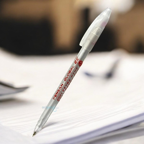 Pensan Tükenmez Kalem Global Kırmızı 0.5mm