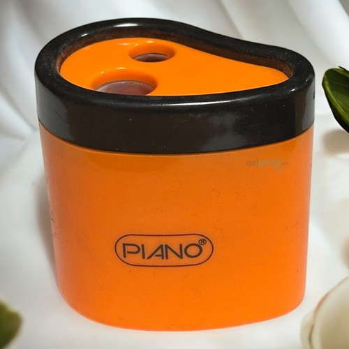 Piano Damla Model Çift Bıçaklı Hazneli Kalemtıraş