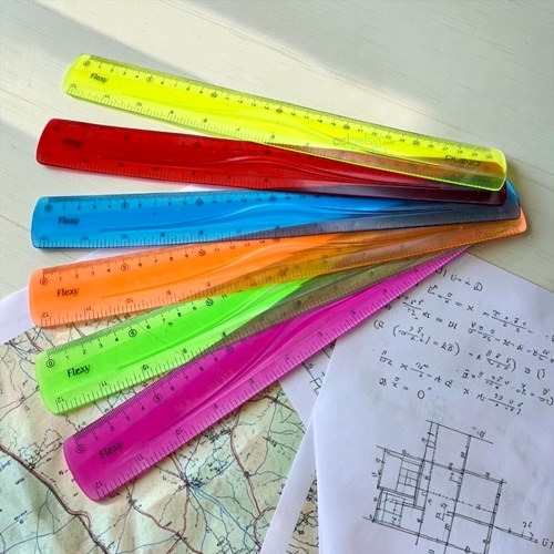 Pıano Flexible Kırılmaz Esnek Cetvel 30cm