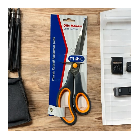 Piano Paslanmaz Çelik Ofis Makası Mks-2009