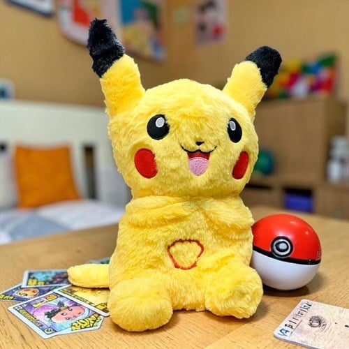 Pikachu Nefes Alıp Veren Peluş Oyuncak