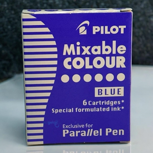 Pilot Parallel Pen Orjinal Mürekkep Yedek Kartuş 6'lı Mavi