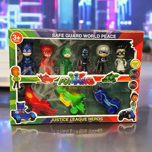 Pjmasks Pj Maskeliler 6'lı Set Figür