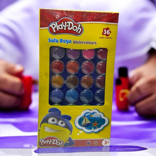 Play-doh Büyük Boy Suluboya 36 Renk 23mm