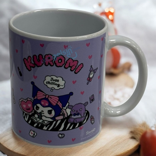 Porselen Kupa Bardak Sanrio Kuromi