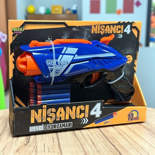 Prestij Nisancı Yumuşak On Mermili Nerf Silah