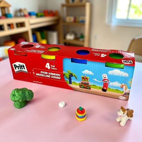 Pritt Oyun Hamuru - 4 Renk - 100gr