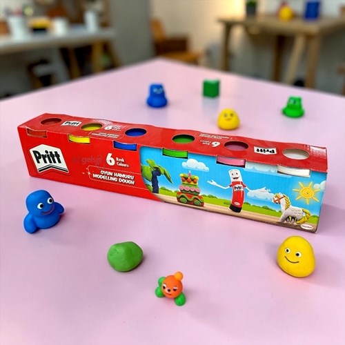 Pritt Oyun Hamuru 6 Renk - 100gr