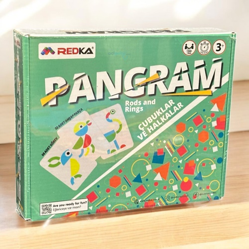 Redka Pangram Çubuklar Ve Halkalar