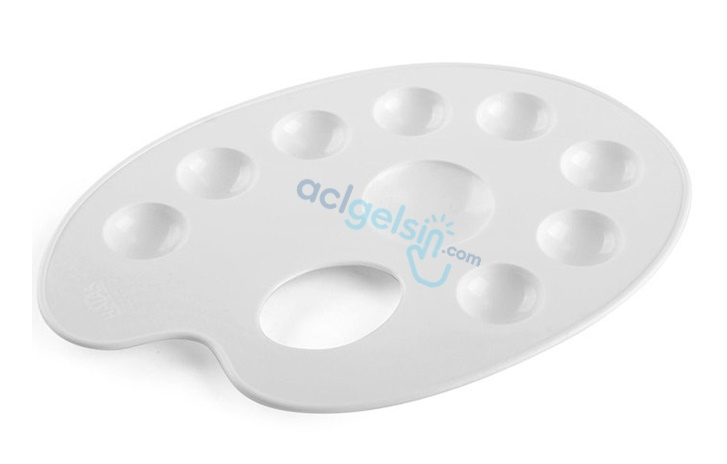 Resim Paleti Öğrenci Oval Godeli 20 Cm