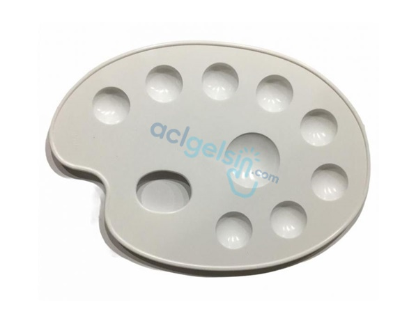 Resim Paleti Oval Godeli 30 Cm Büyük Boy