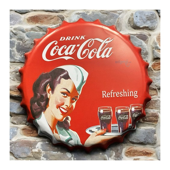 Retro Coca Cola Model Metal Pano