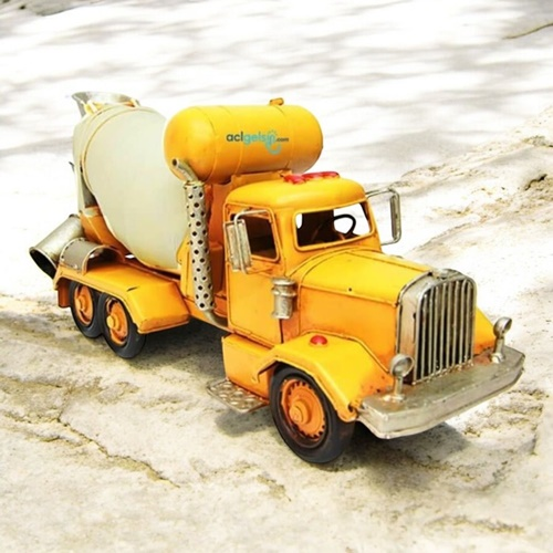 Retro Dekoratif Metal Beton Mikseri