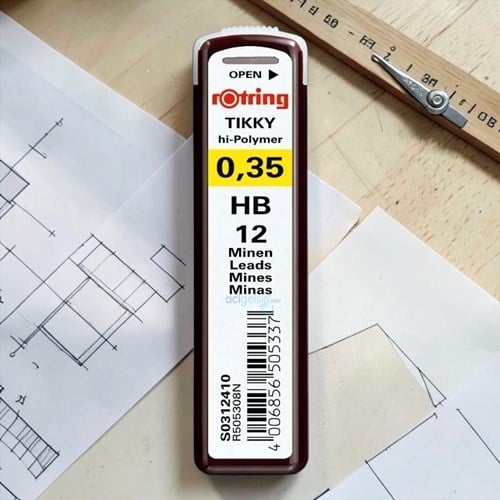 Rotring Hi-polymer Versatil Kalem Ucu
 Min 035 Mm Hb