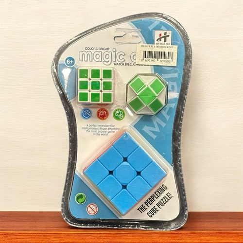 Rubik Sabır Küpü 3 Lü Kartela