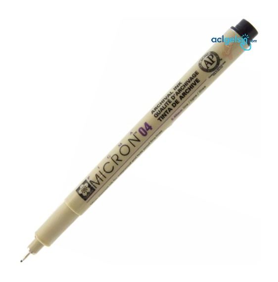 Sakura Pigma Micron Teknik Çizim Kalemi 04 0.4mm Siyah
