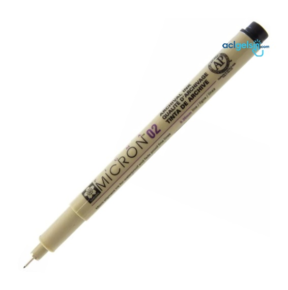 Sakura Pigma Micron Teknik Çizim Kalemi 02 0.3mm Siyah