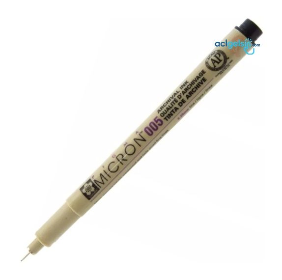 Sakura Pigma Micron Teknik Çizim Kalemi 005 0.2mm Siyah