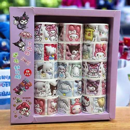 Sanrio Hello Kitty Ve Arkadaşları Rulo Sticker