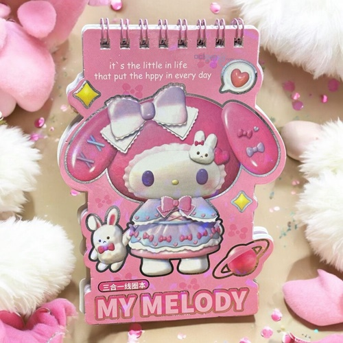 Sanrio Karakterler Sticker Ve Not Defteri