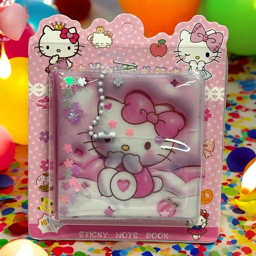Sanrio Karakterleri Askılı Sulu Not Defteri