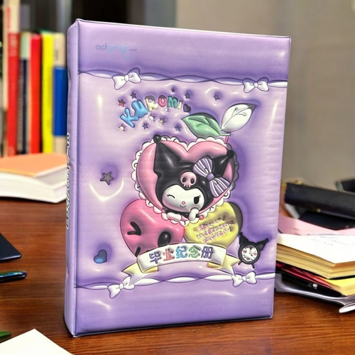 Sanrio Kuromi A4 Yumuşak Kapaklı Seperatörlü Dosya