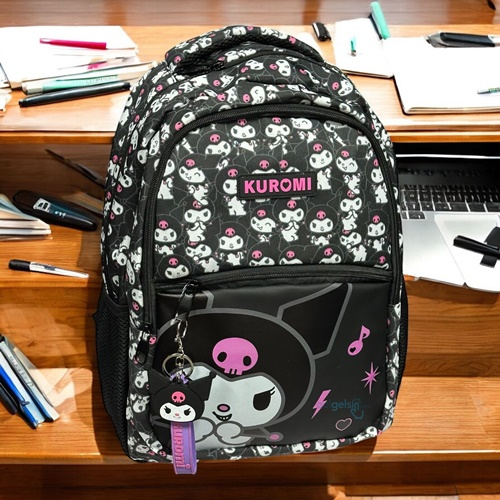 Sanrio Kuromi Lisanslı Okul Çantası 615563