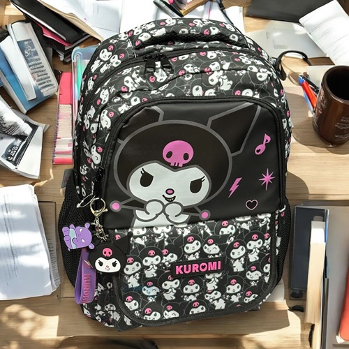 Sanrio Kuromi Lisanslı Okul Çantası 616092