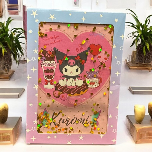 Sanrio Kuromi Sulu Kapak Not Defteri Çizgili