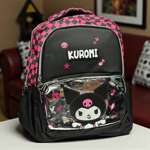 Sanrio Kuromi Üç Gözlü Okul Çantası