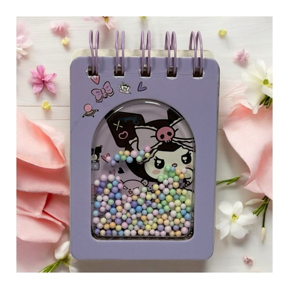 Sanrio Kuromi Ve Arkadaşları Sipralli Not Defteri Çizgili