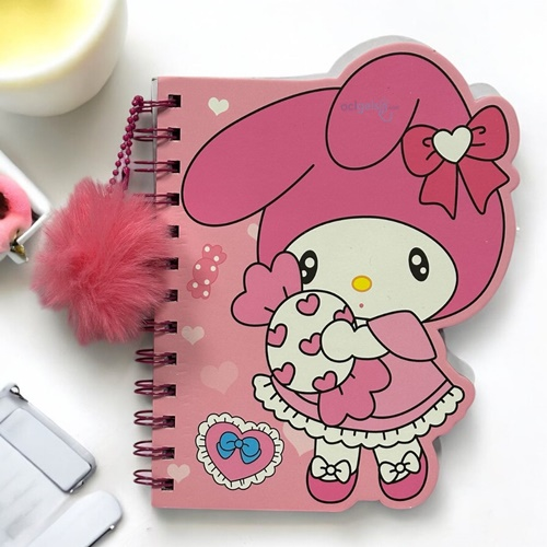 Sanrio My Melodi Renki Ponponlu Not Defteri
